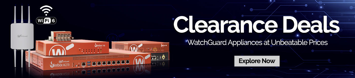 Watchguard Flash Sale Banner